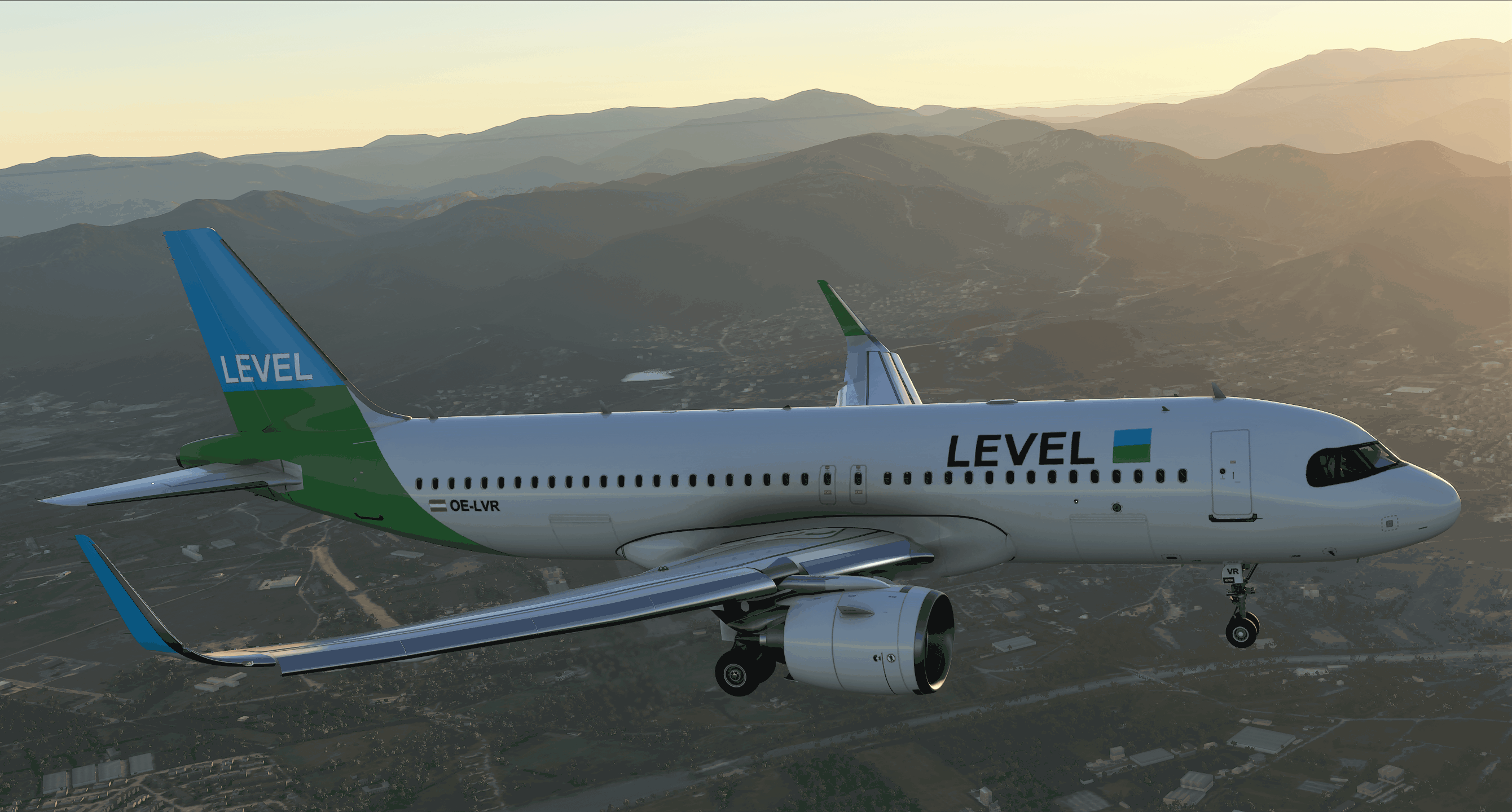A320neo LEVEL Livery