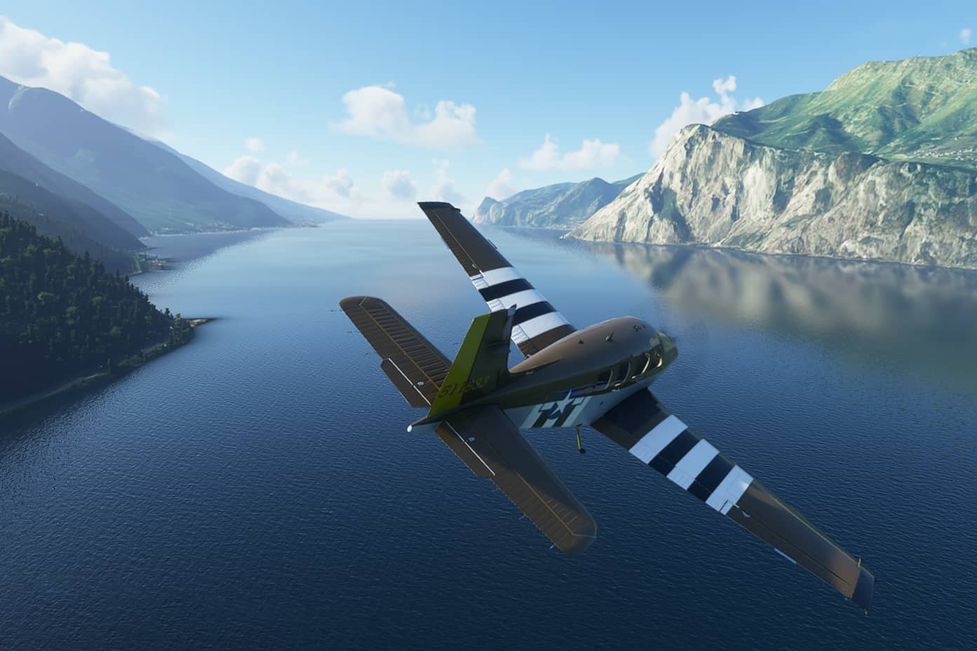 Bonanza G36 – P-51 Invasion Stripes Livery