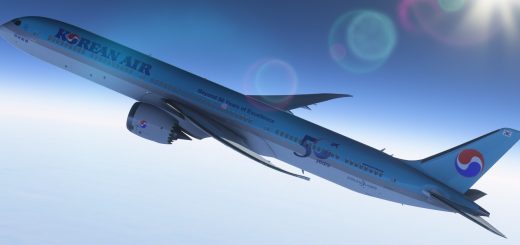 Korean Air Boeing 787-10 50th year Anniversary Livery v1.0