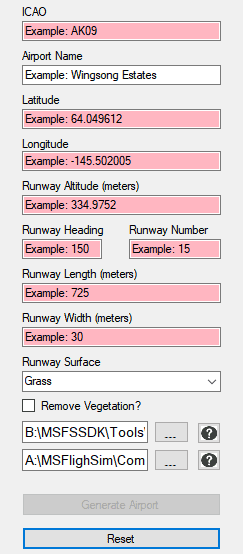 MSFS 2020 Airport Gen