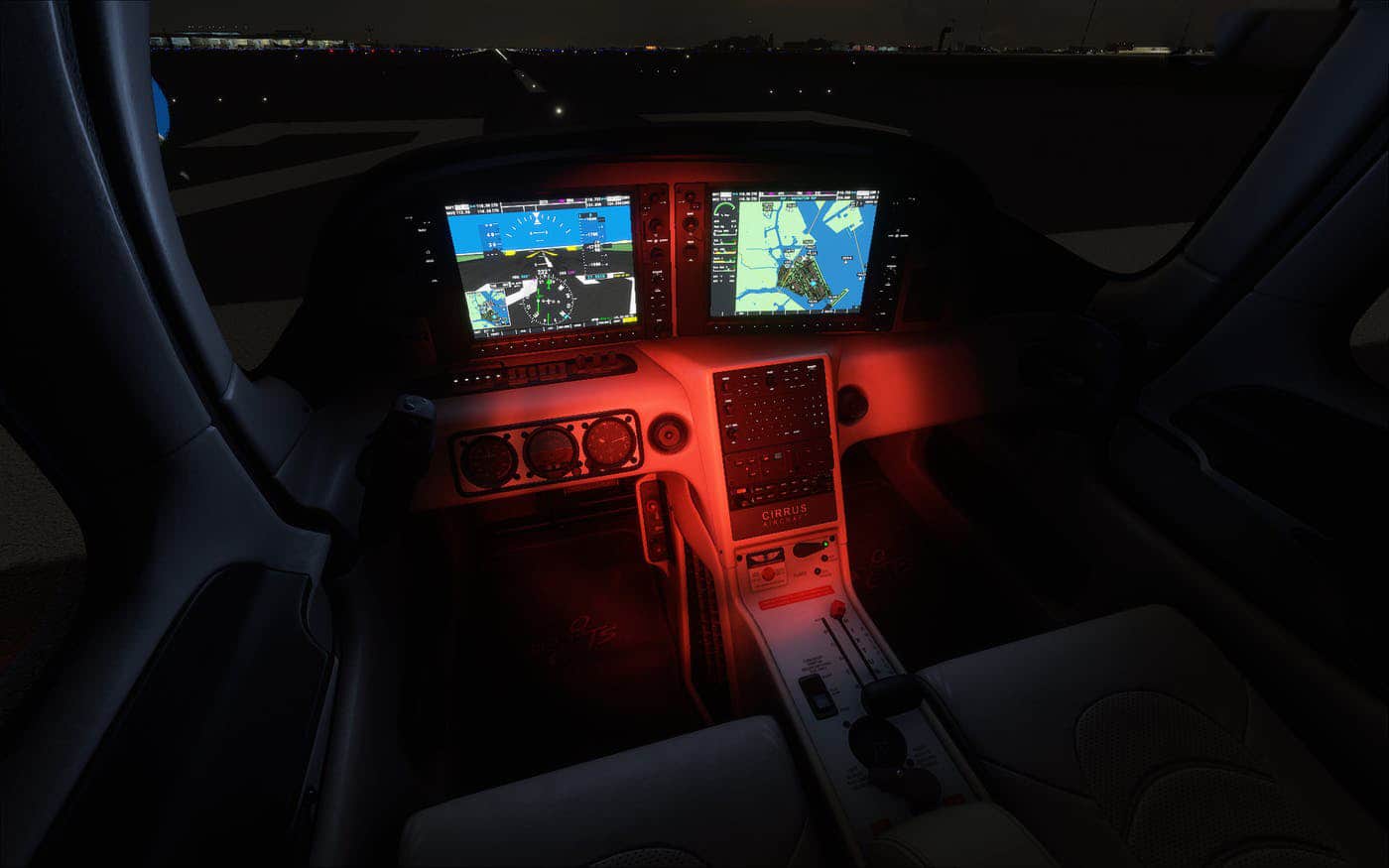 Red Flashlight Night Mod v1.0