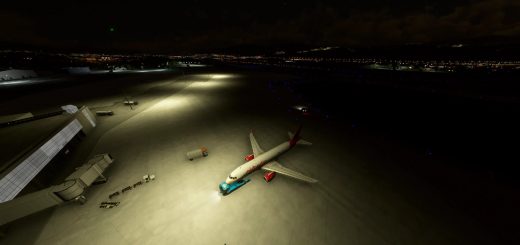 Bilbao-LEBB airport lights v1.0