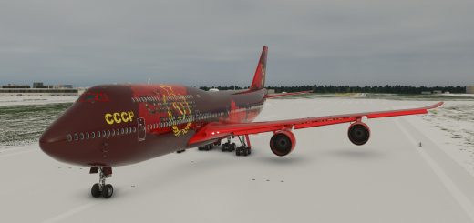 Boeing 747 livery – Soviet Union (CCCP) (USSR)