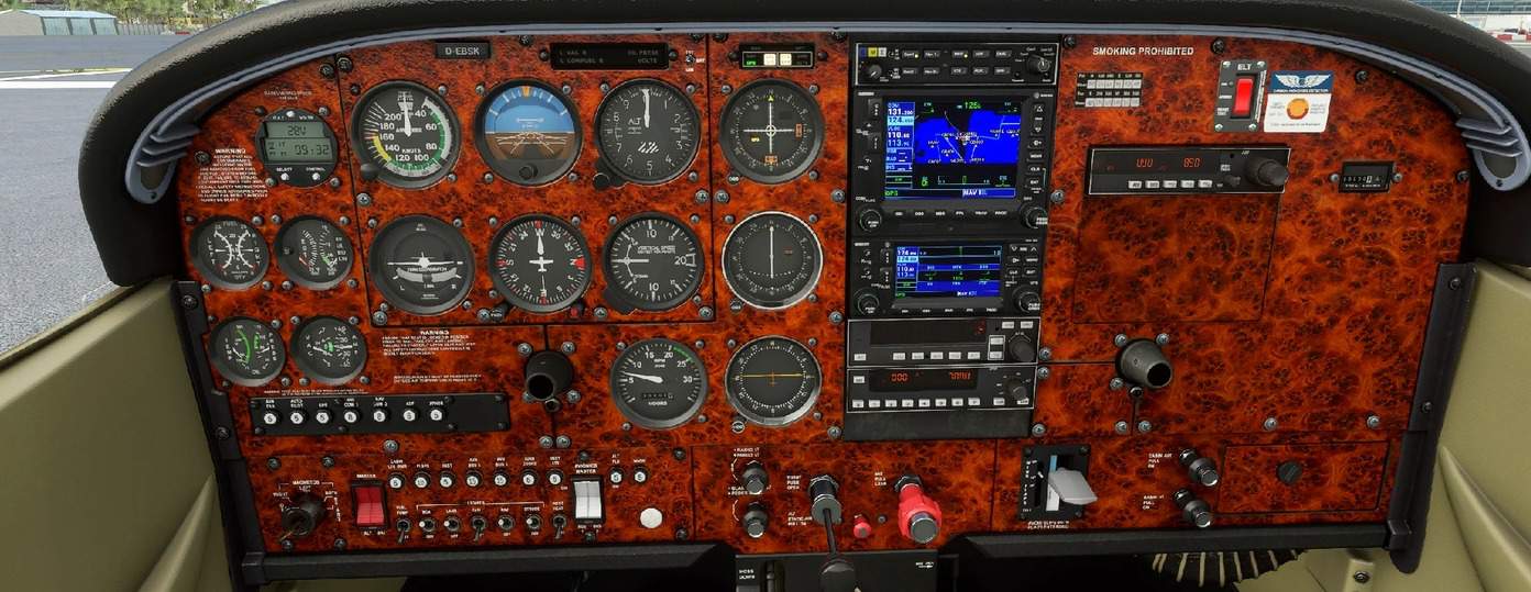 Cessna 172 Panel Layout