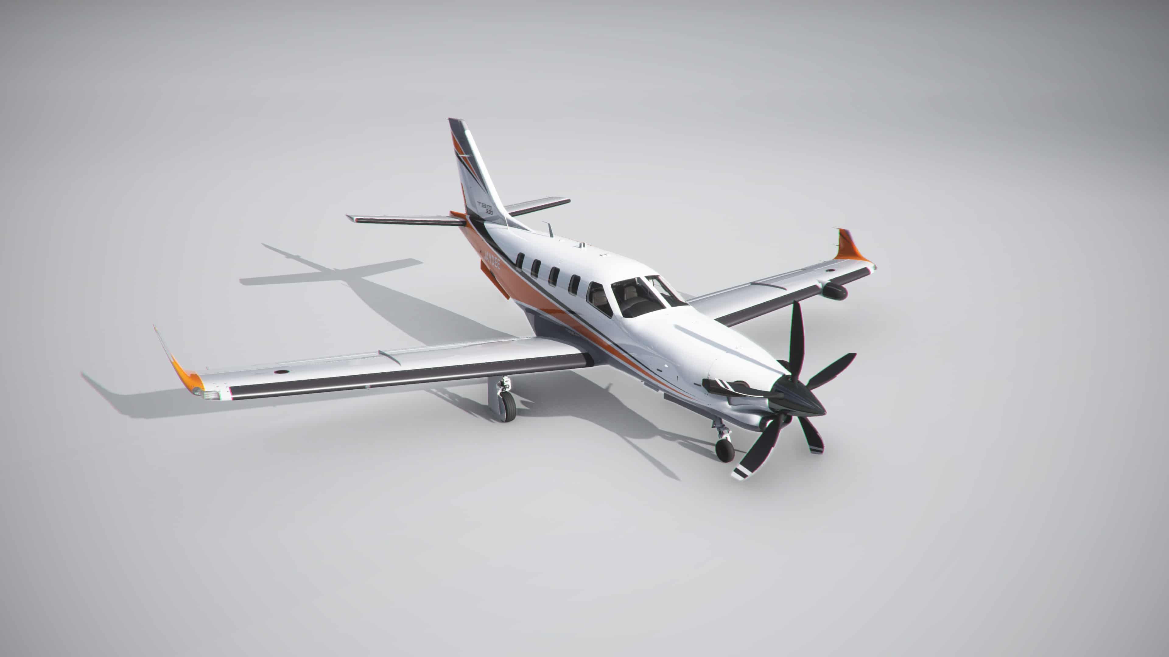 TBM 930 Livery JayDee Grey-Orange