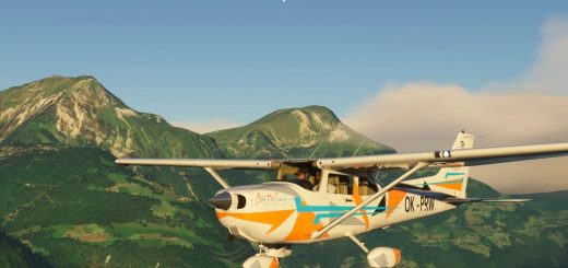 Cessna 172 Classic OK-PRW Bluesky Aviation v1.0