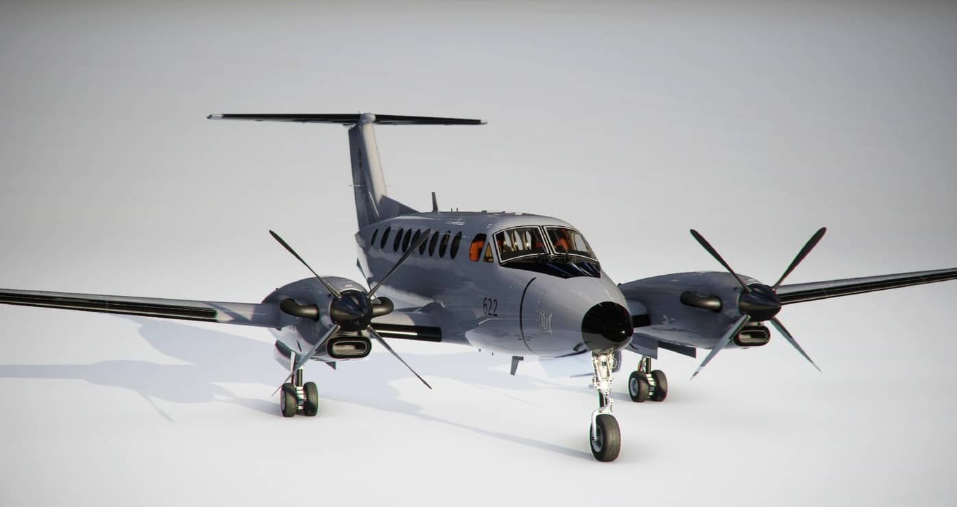 Israeli Air Force livery for Beechcraft King Air 350 v1.0