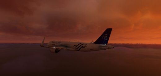 Saudia (Sky Team) A320 v1.0