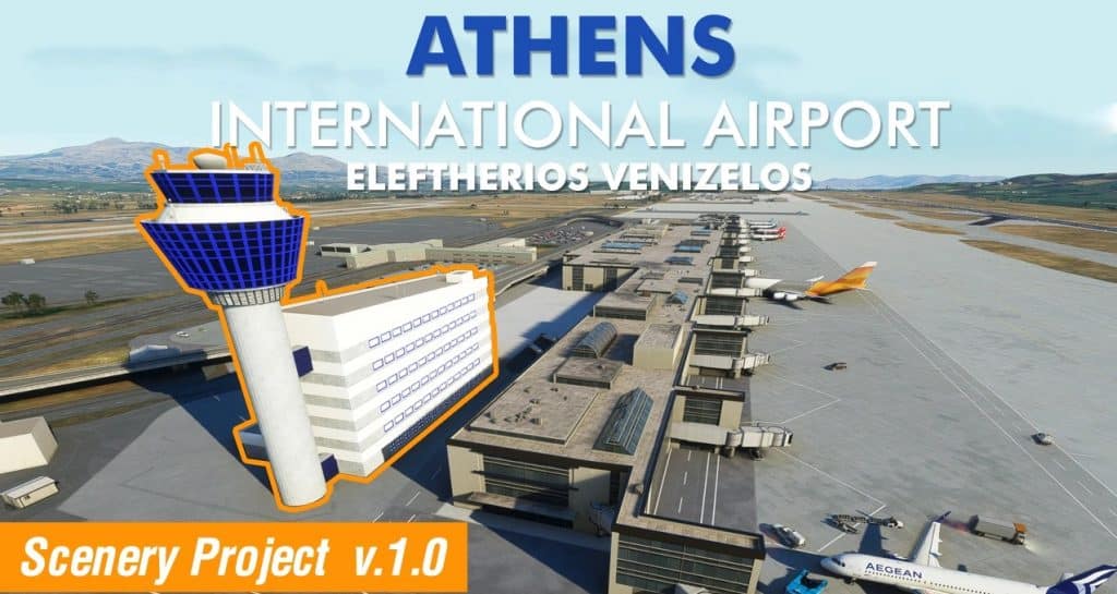 Athens Intl. Airport Eleftherios Venizelos (LGAV) Scenery v1.0 - MSFS ...
