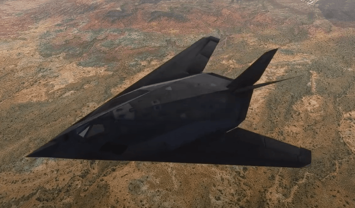 F117 – Night Hawk (Stealth Bomber) Aircraft