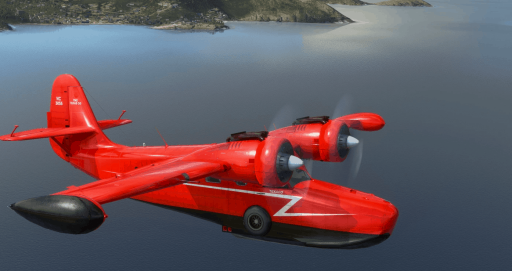 Grumman Goose NC3055 Texaco v1.0 MSFS2020 Liveries Mod