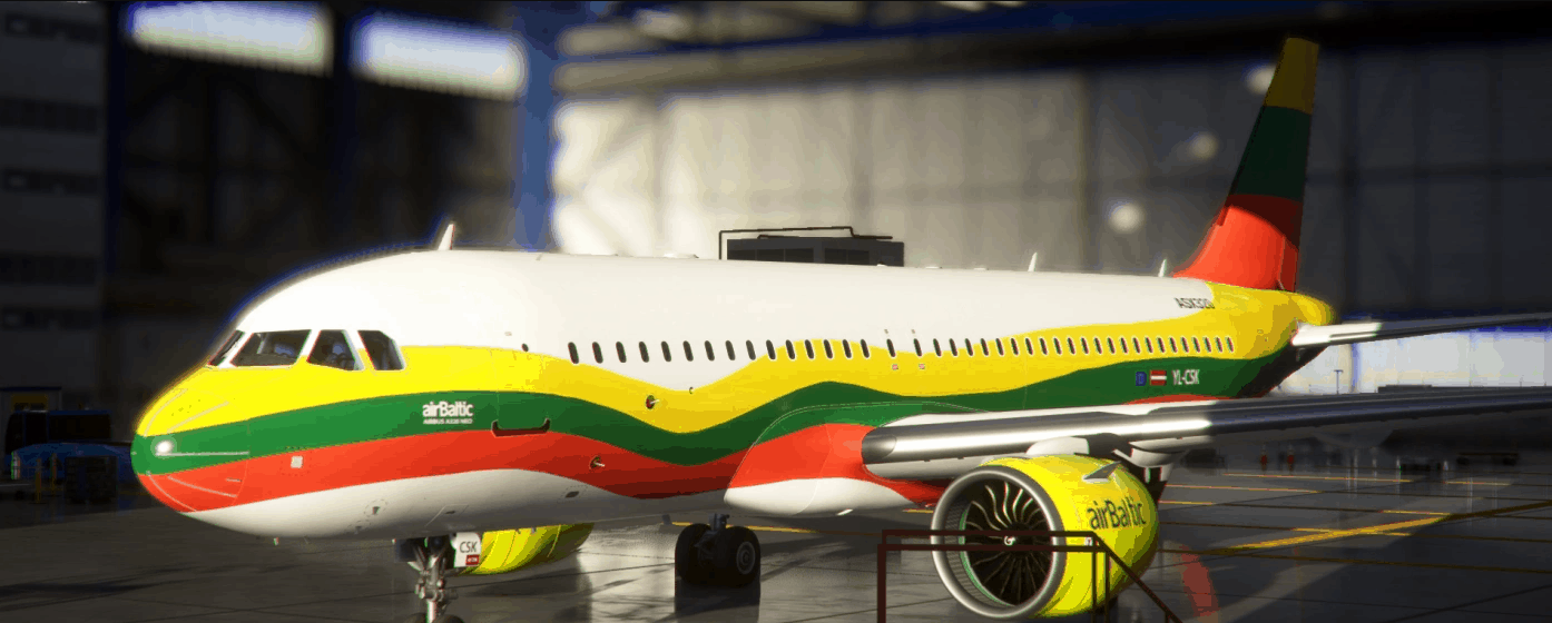 Air Baltic (Lithuanian) A320 neo livery v1.0