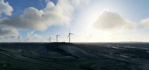 Windturbines Piesberg nearby Osnabrueck Atterheide EDWO v1.0