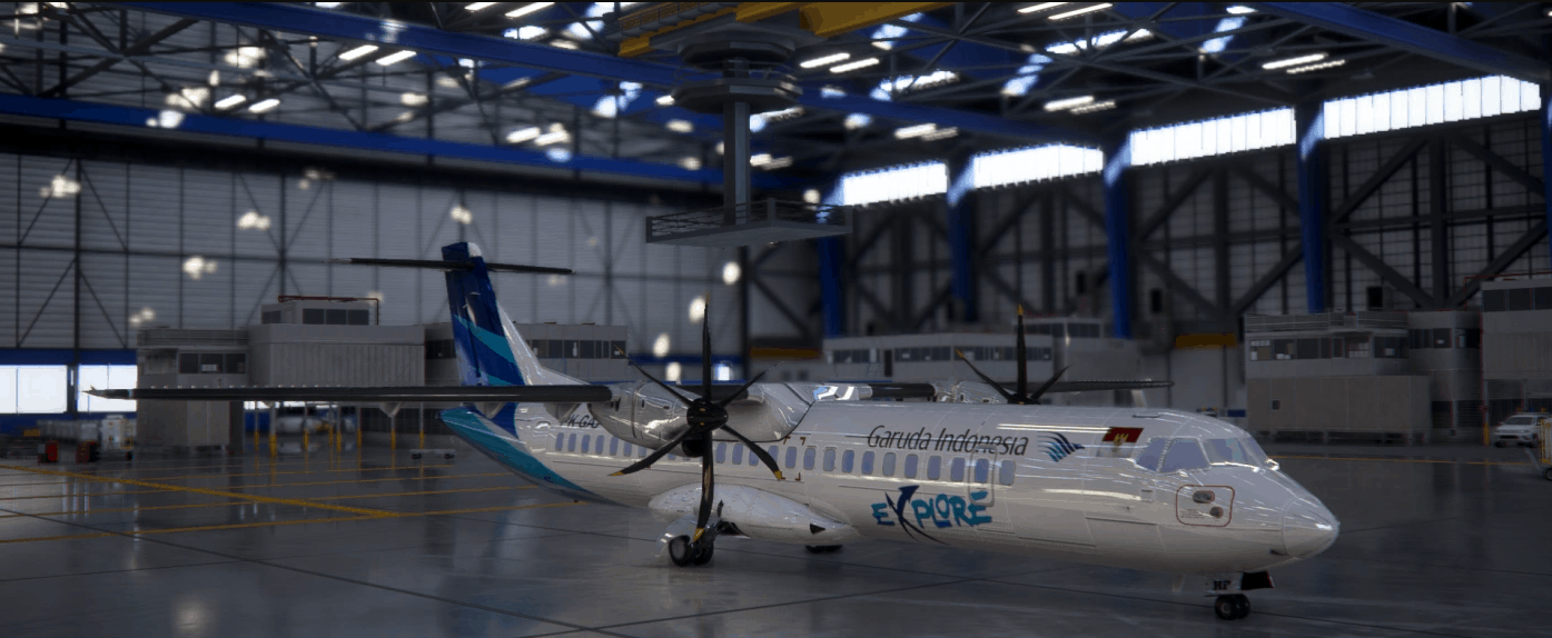 ATR 72-600 GARUDA INDONESIA Livery | 4K v1.0
