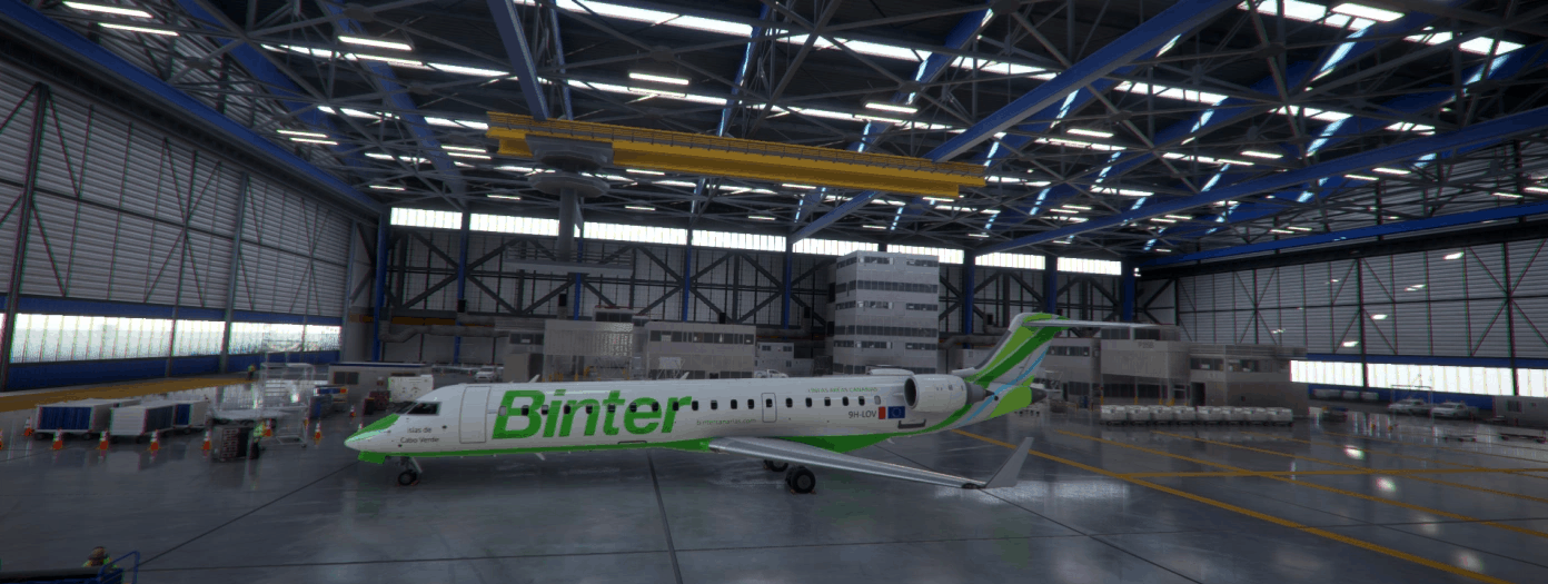 Aerosoft CRJ700 Binter Canarias (9H-LOV, Air Nostrum) v1.0