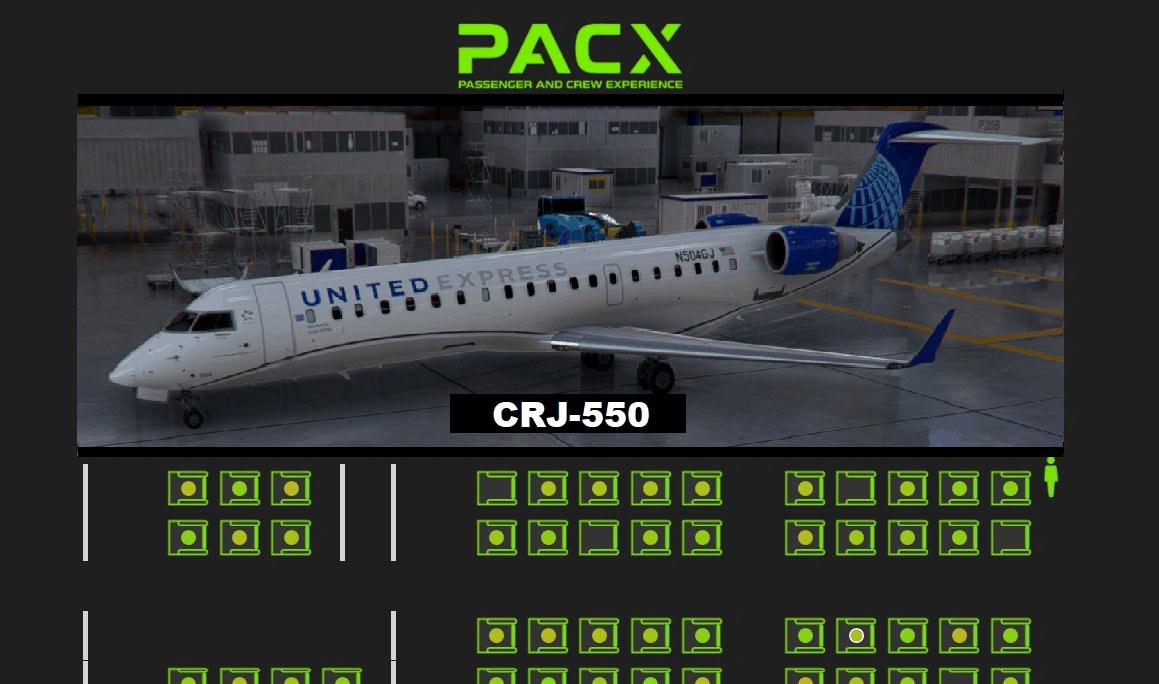 CRJ-550 Cabin Layout for PACX v1.0