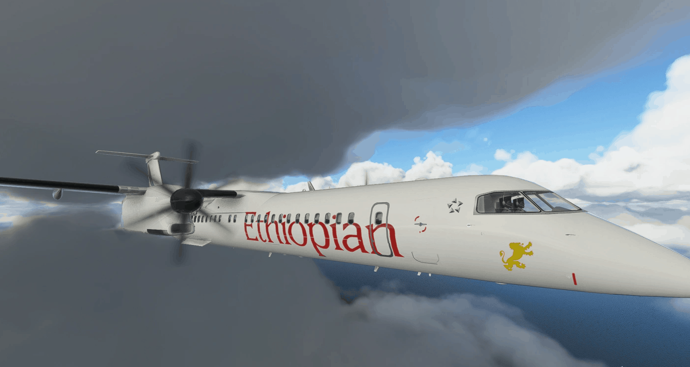 Ethiopian Airlines Dash 8 Q400 | 4K v1.0