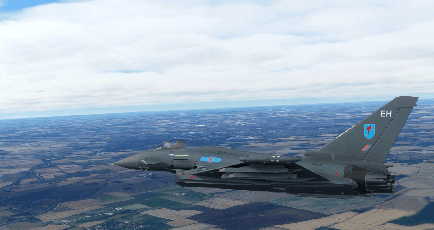 UK Royale AirForce ZK333 for EUROFIGHTER (BREDOK3D) v1.0