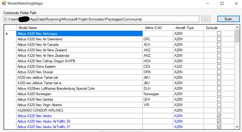 vPilot Modelmatch File Generator v1.0