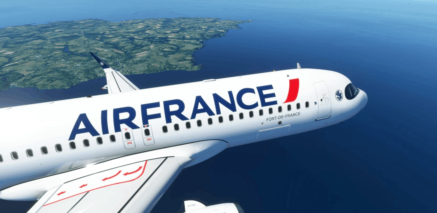 [A32NX] 8K Air France “Fort-de-France” (2021) NEW LIVERY v1.0