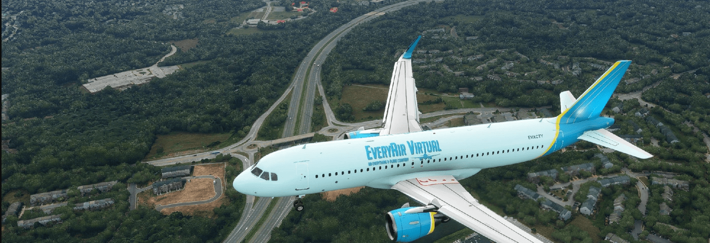 Everyair virtuals A32NX livery v1.01