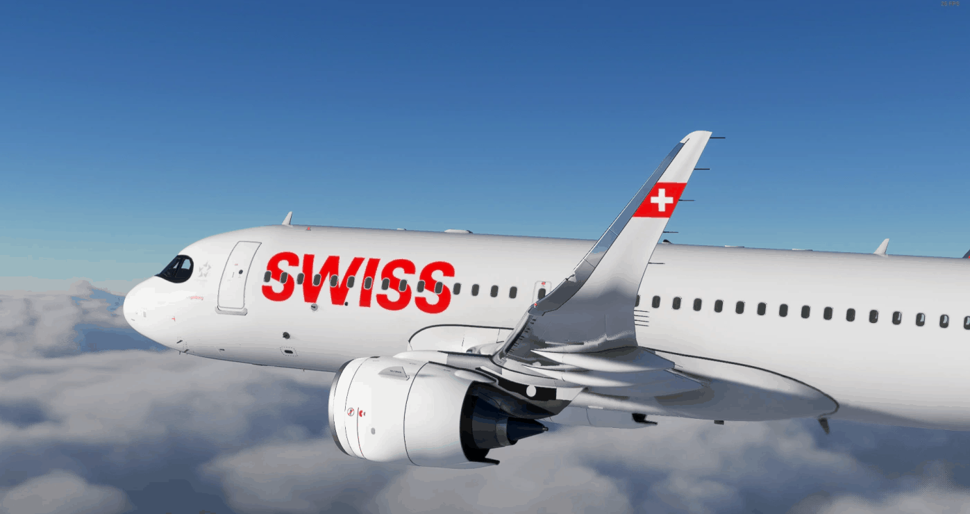 FBW A32NX SWISS HB-JDA | 8K v1.0