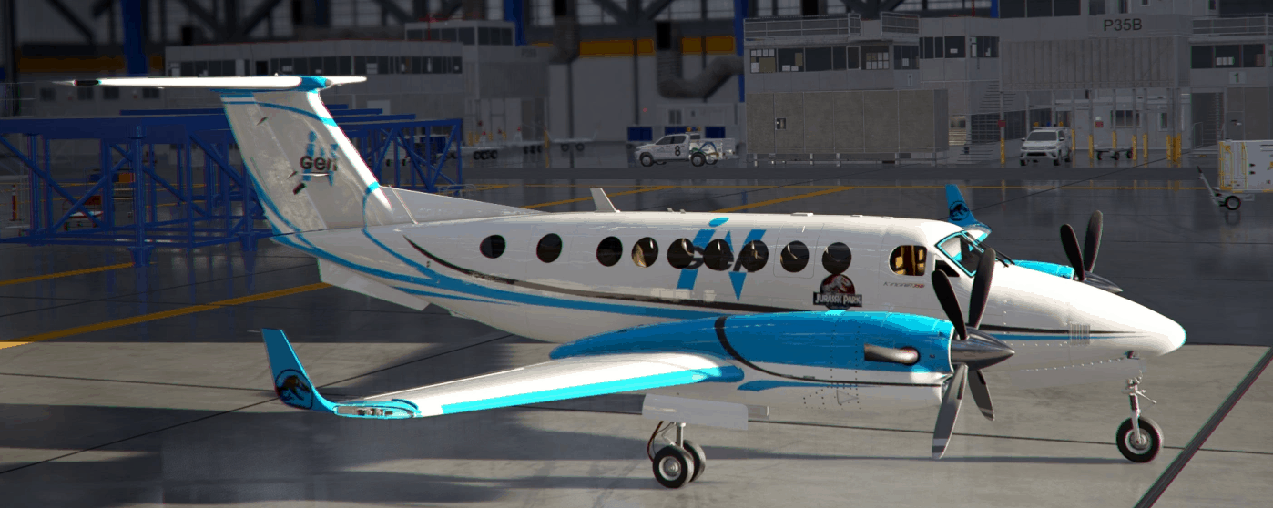 Jurassic Park – InGEN King Air v1.0