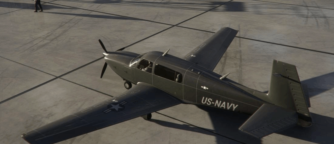 Livery Carenado M20R Ovation Black US Army v1.0