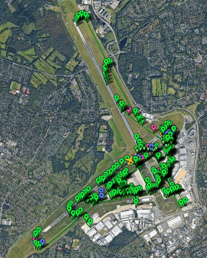 Pilot2ATC Hamburg EDDH taxiways and Gates v1.0