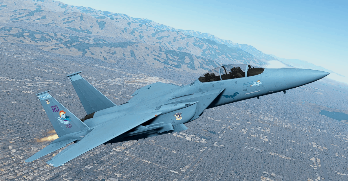 Rainbow Dash F-15E Eagle v1.0