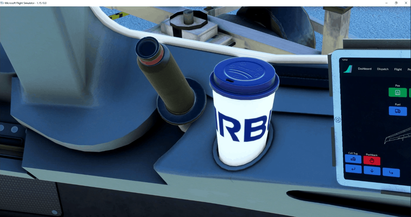 [A32NX] Airbus Coffee Cups v1.0