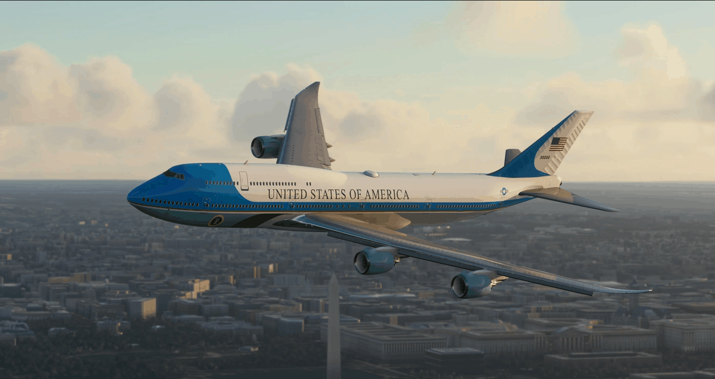 Air Force One VC-25B 8K v1.0