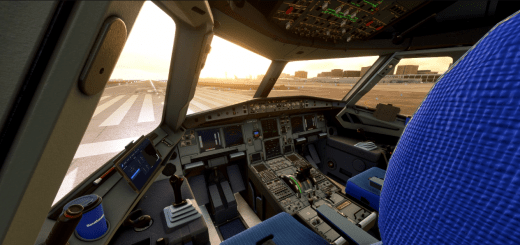 Southwest Airlines Cockpit Paint v1.0