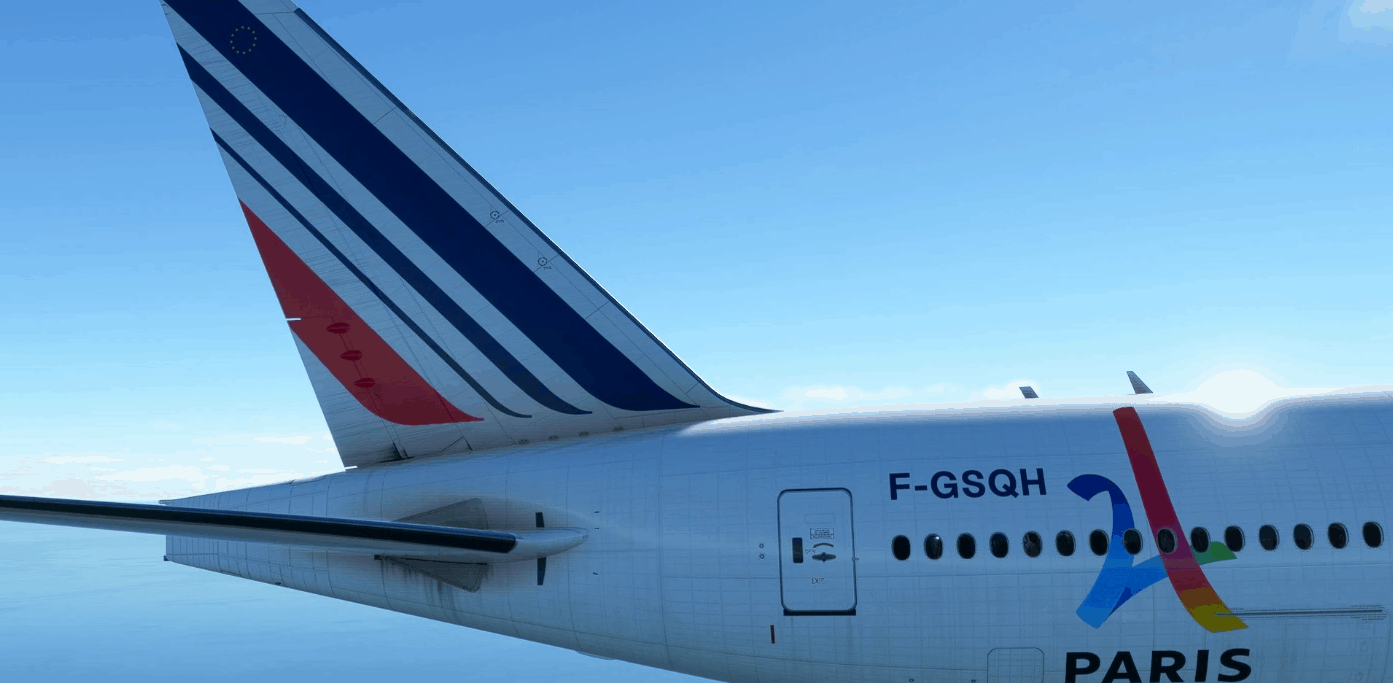 Threads - Air France Olympic Games 2024 / Jeux Olympiques 2024 CaptainSim  777-300ER for Microsoft Flight Simulator