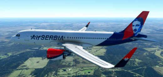 Air Serbia ‘Tesla’ | FlyByWire A32NX | 8K v1.0