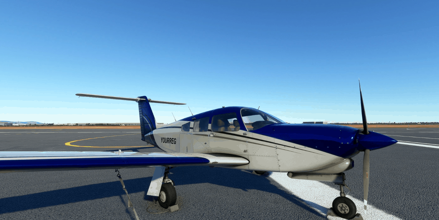 JF PA28R TurboArrow IV ‘ShineyBlue’ with Your Reg of choice v1.0