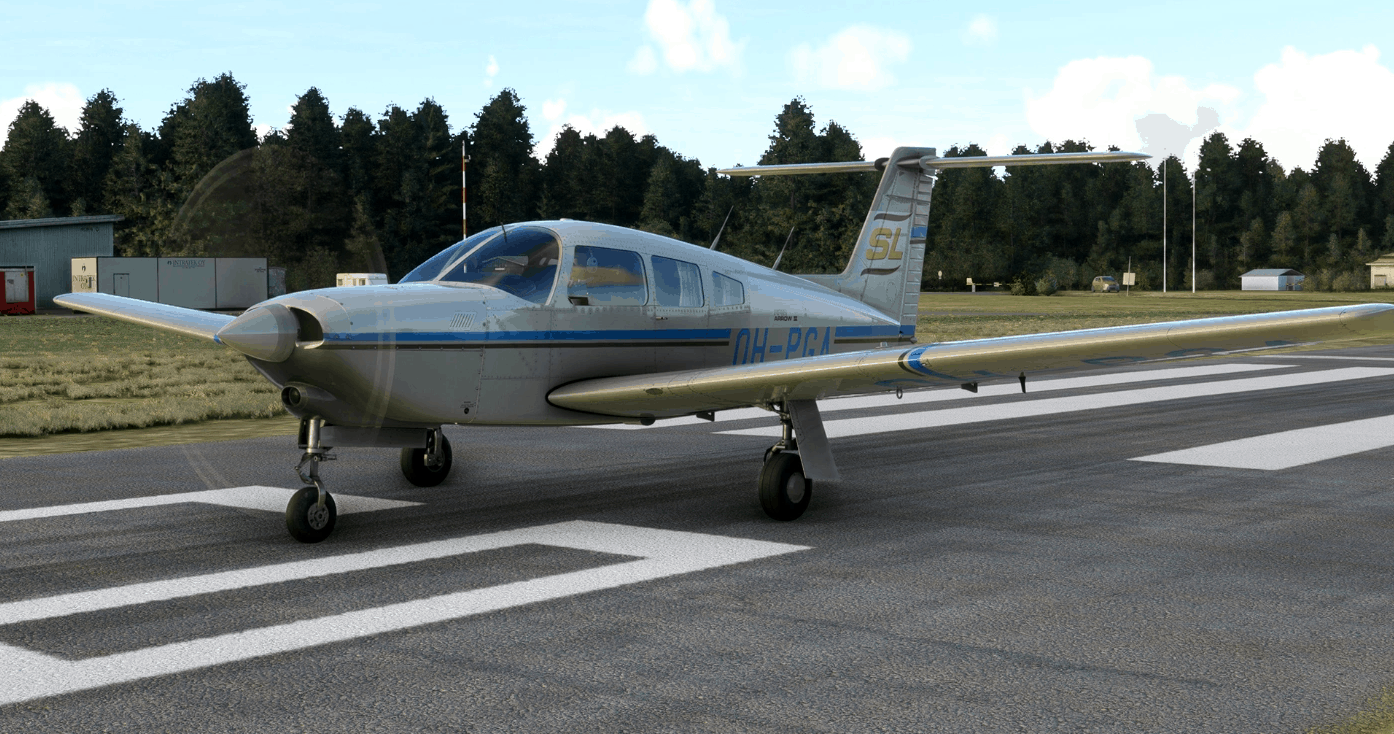 OH-PGA for JustFlight PA-28R Turbo Arrow IV – 2 different variants v1.0