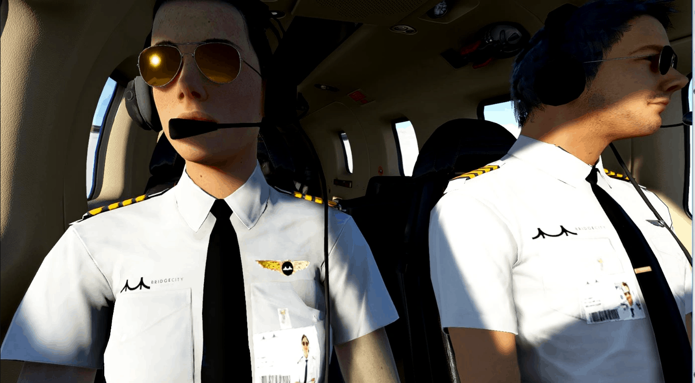 Bridge City Male and Female Pilot Shirts v0.1