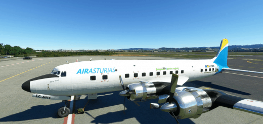 PMDG DC-6B for Air Asturias VA v1.1