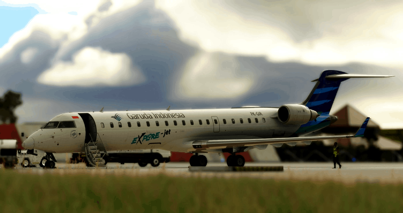 Aerosoft CRJ-700 Garuda Indonesia Livery v1.0