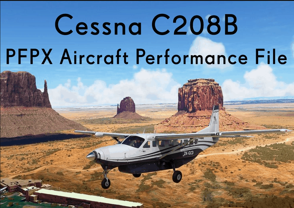 Cessna 208B PFPX Aircraft Performance File v1.1