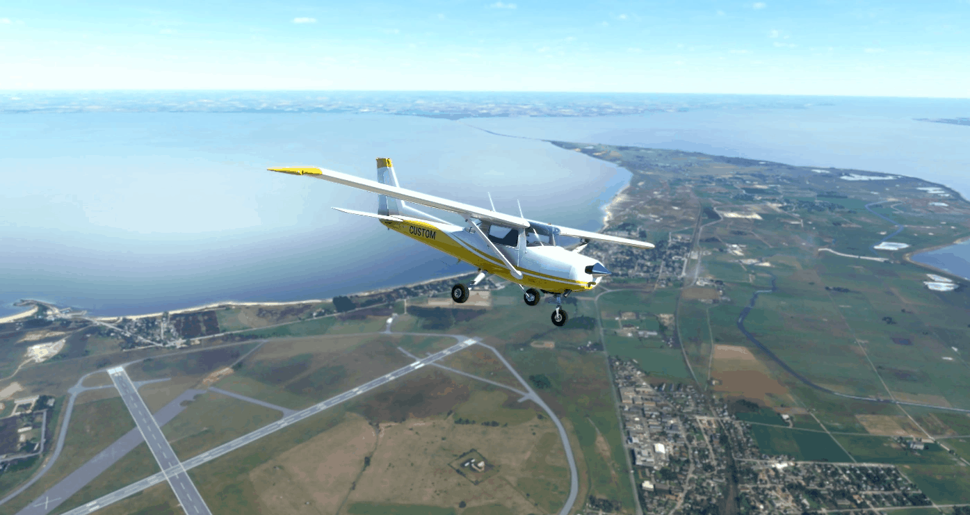JPLogistics Cessna 152 White & Yellow Livery v1.1