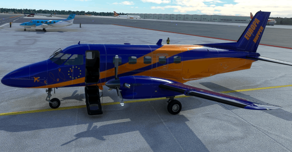 EMBRAER 110P1 BANDEIRANTE “EUROPA HOPPER” v1.0
