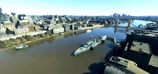 HMS Belfast. moored on the River Thames, London v1.0