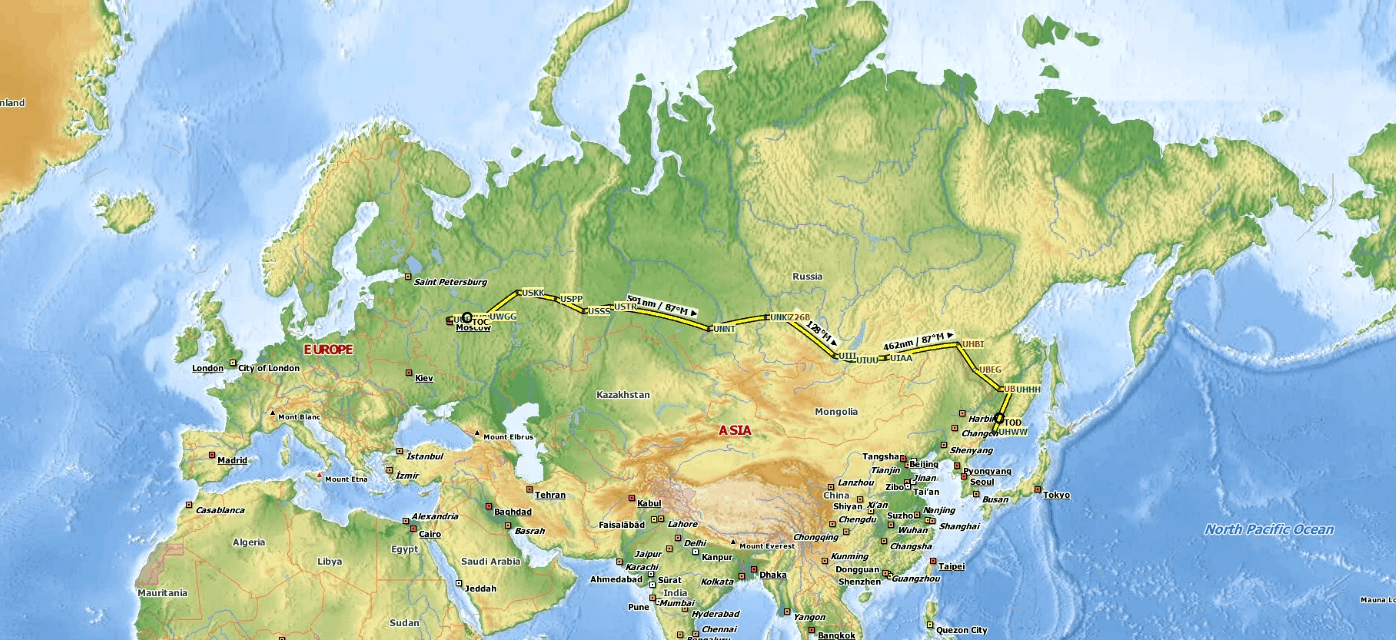Tour along the Trans-Siberian Railway v1.0