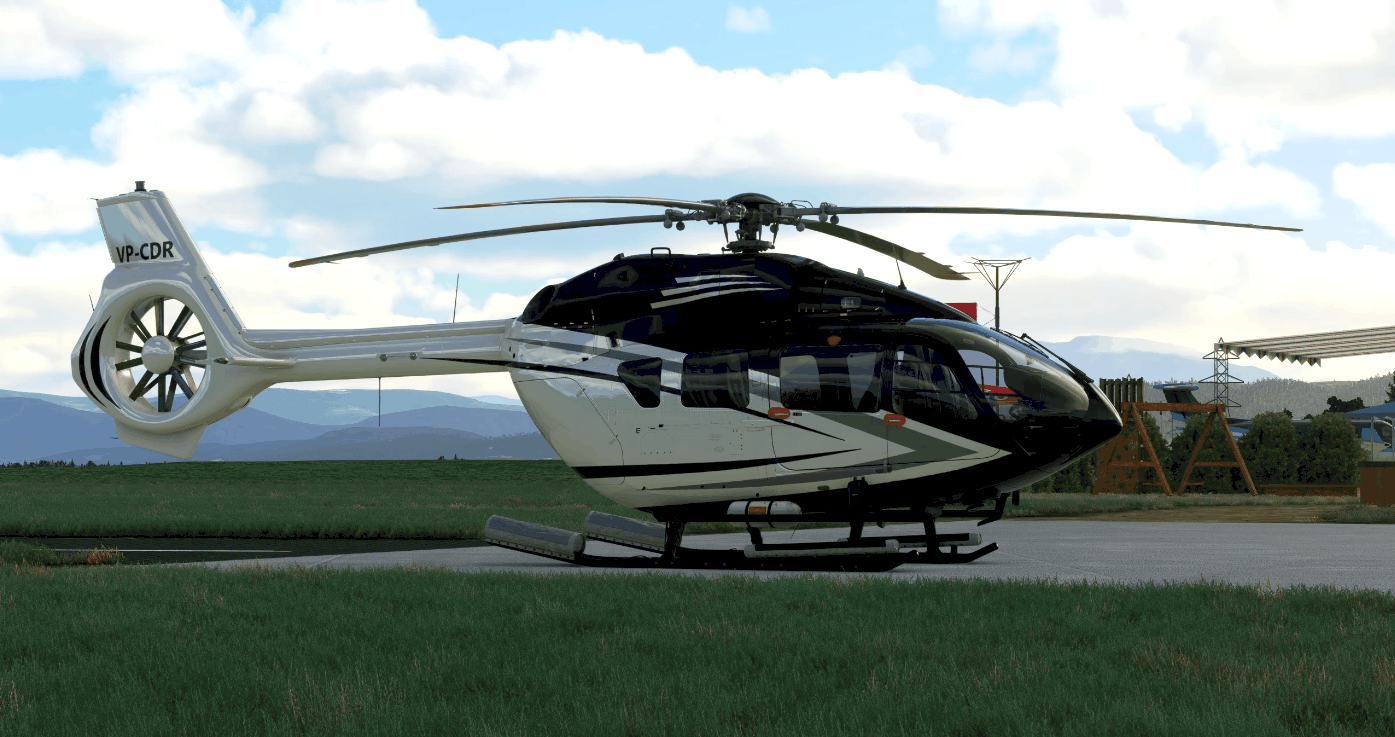HPG Airbus H145 Anna Yacht VP-CDR (Real, 8K, LuxVar) v1.0