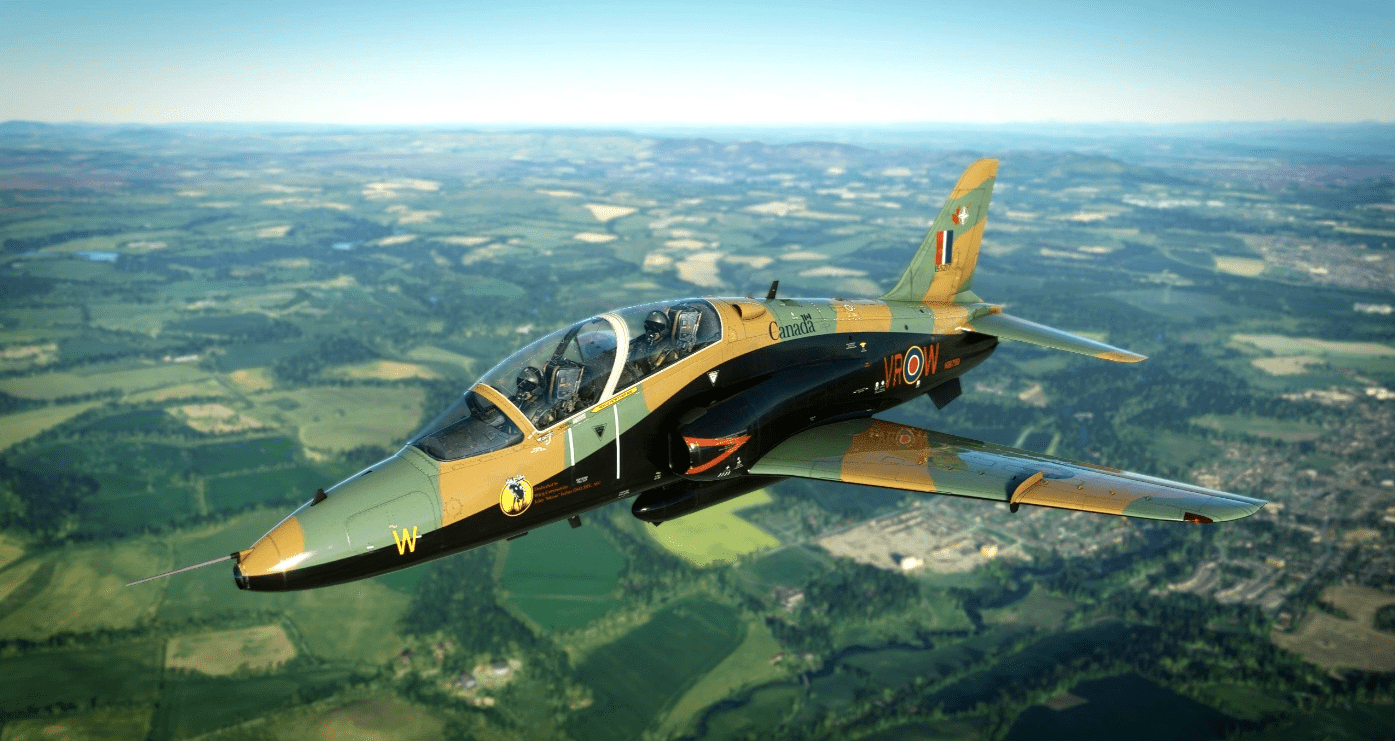 Just Flight Hawk T1 RCAF Hawk Royal Canadian Air Force Camo livery. v1.0