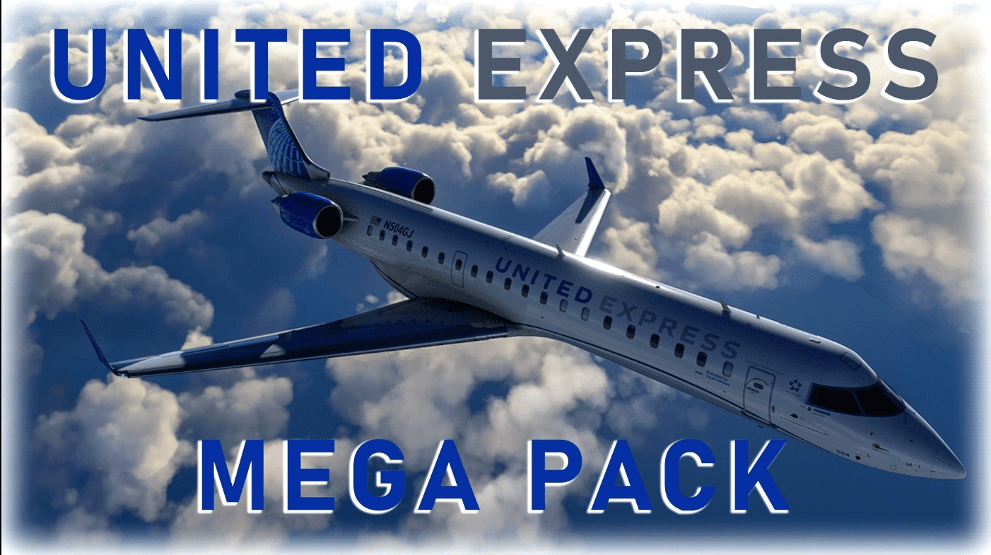 Aerosoft CRJ550 – United Airlines MEGA PACK v1.0