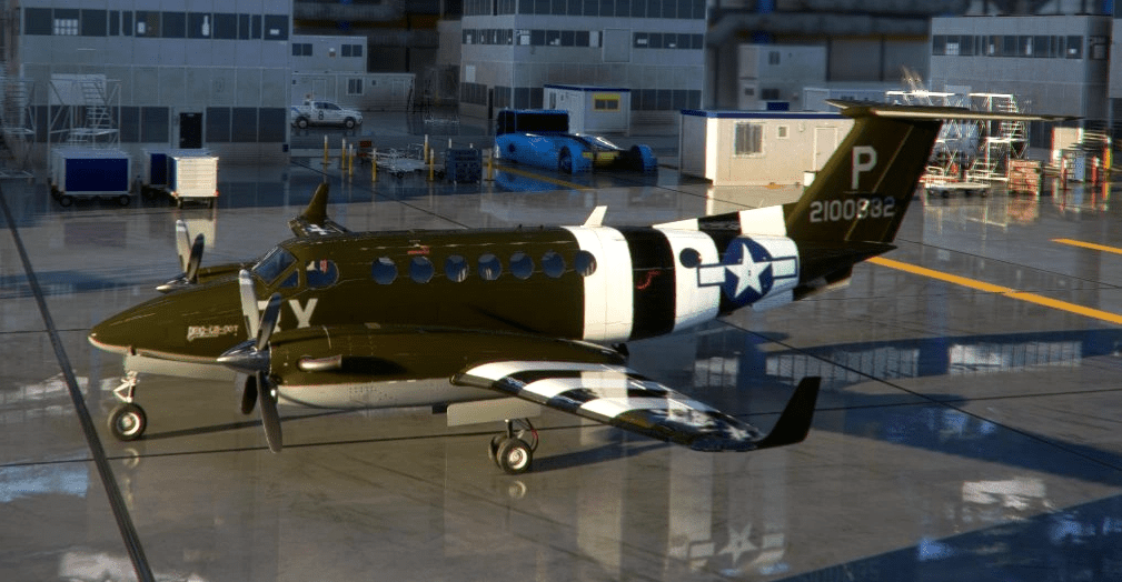 Beechcraft King Air 350i Invasion Stripes v1.0