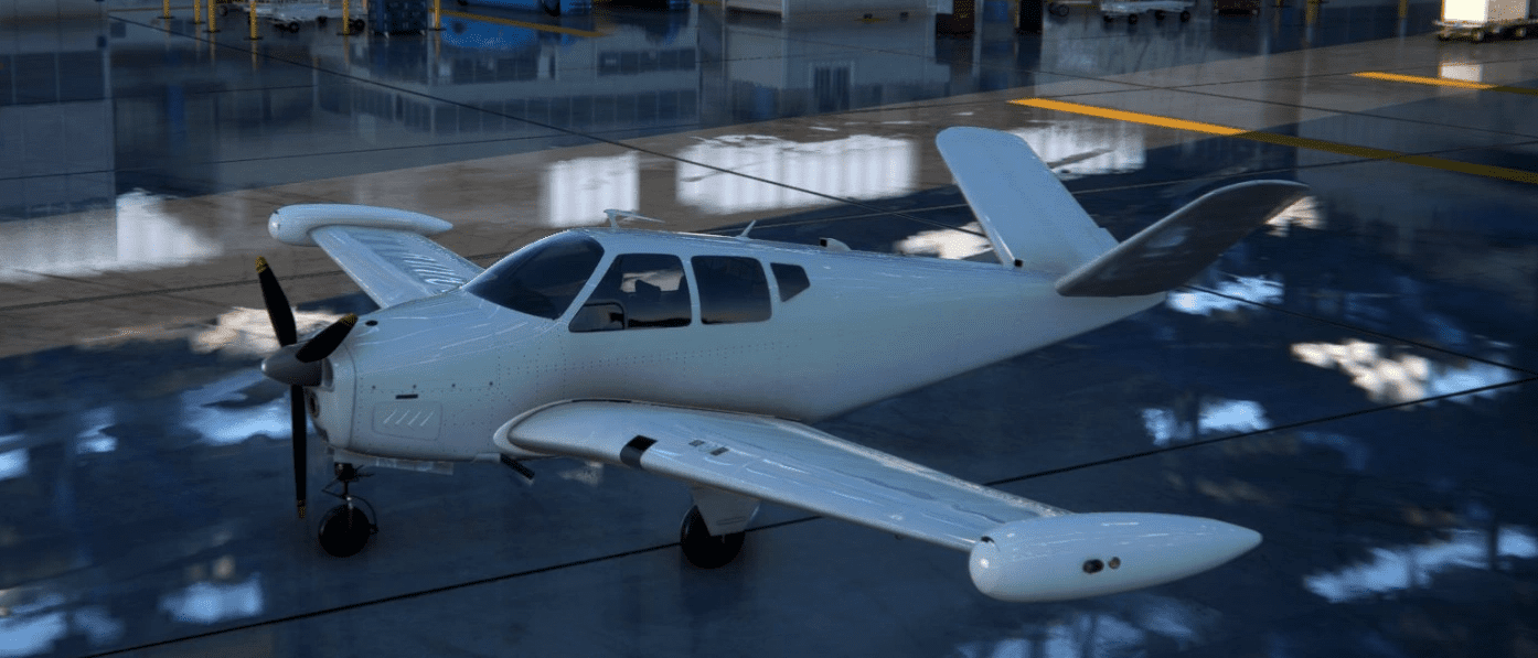 BrSimDesigns Bonanza H35 V-Tail Paintkit v1.0